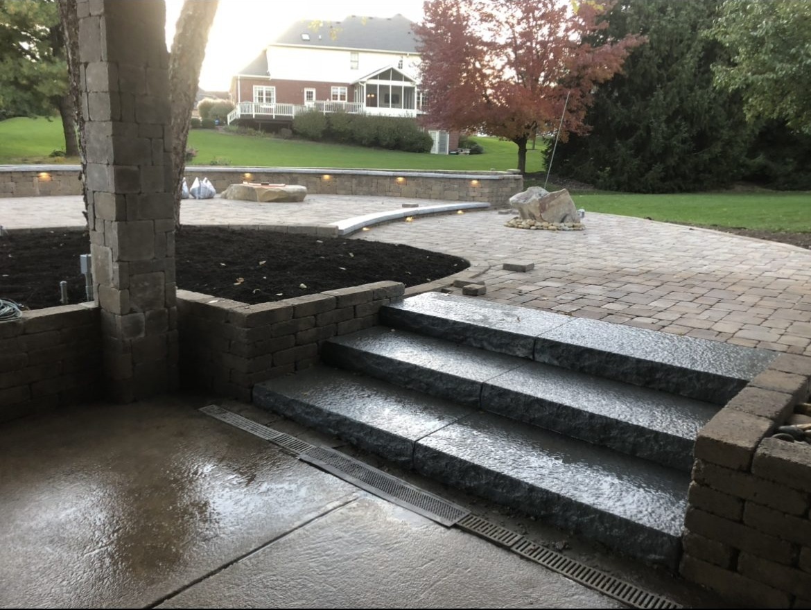 Paver steps